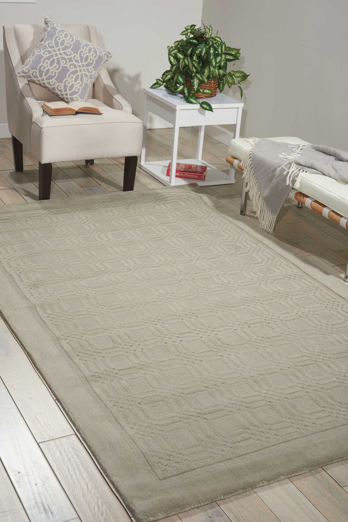 Westport WP32 Grey Loomed Rug