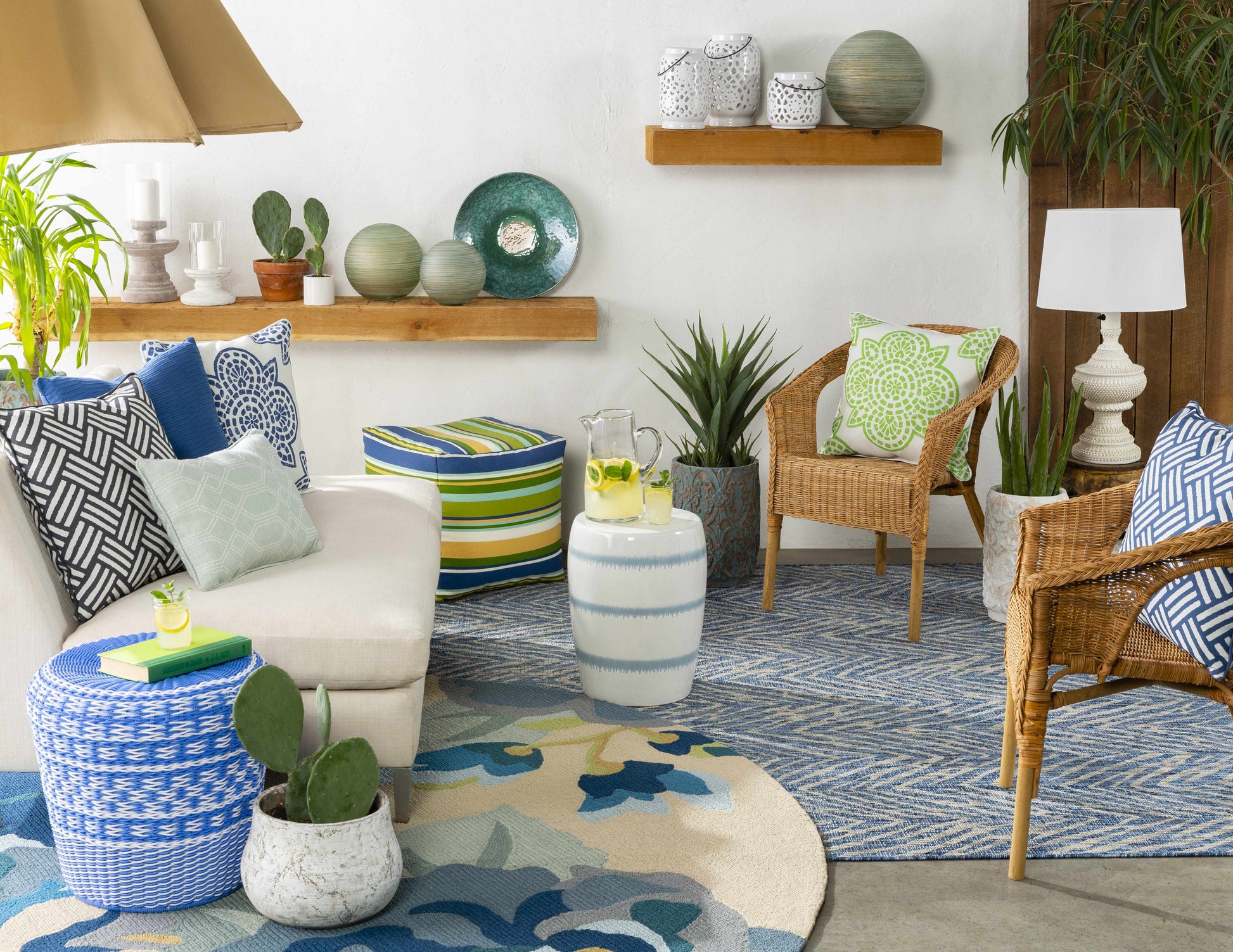 Rain RAI-1231 Hand Hooked Rug