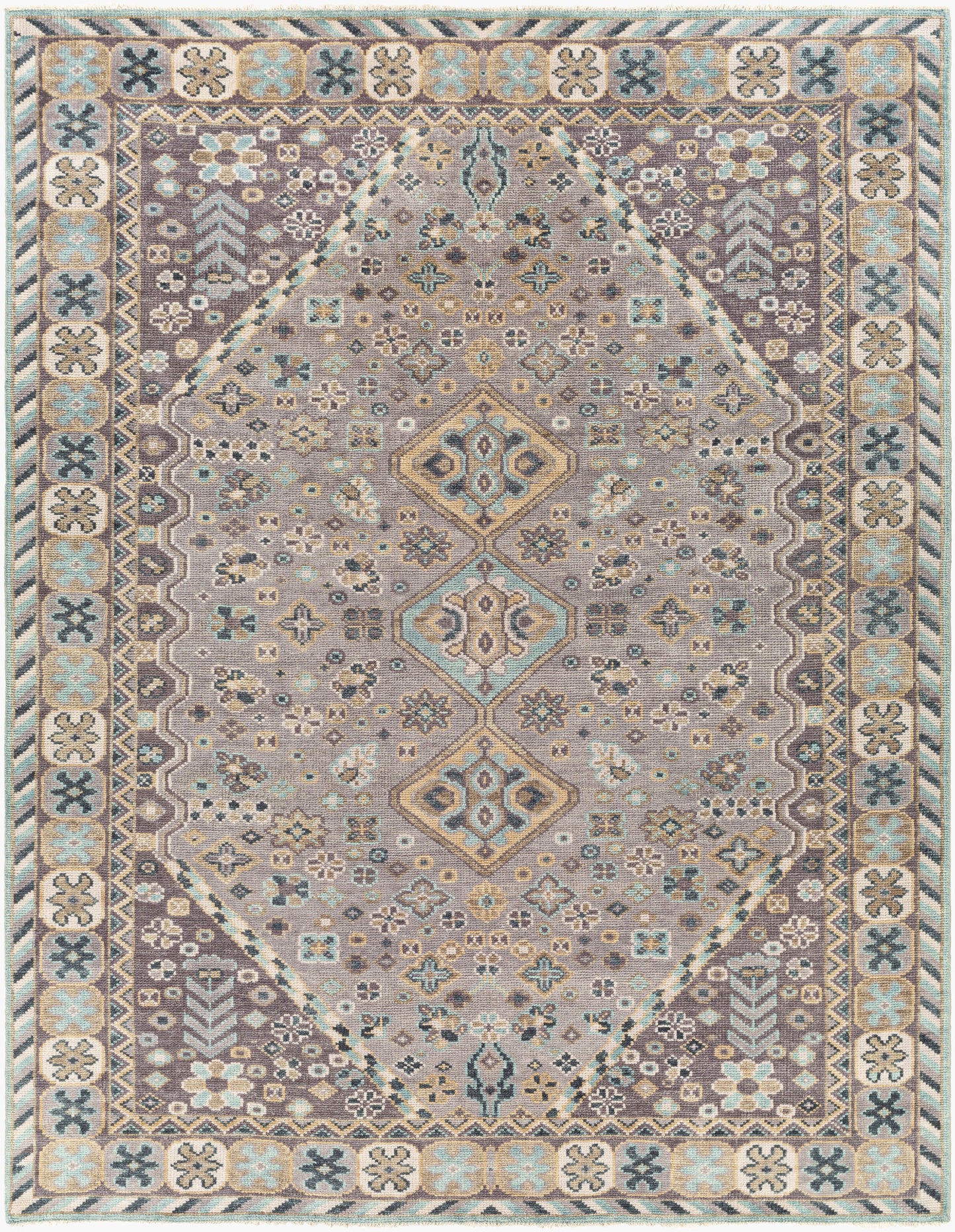 Palais PAL-2302 2' x 3' Handmade Wool Accent Rug