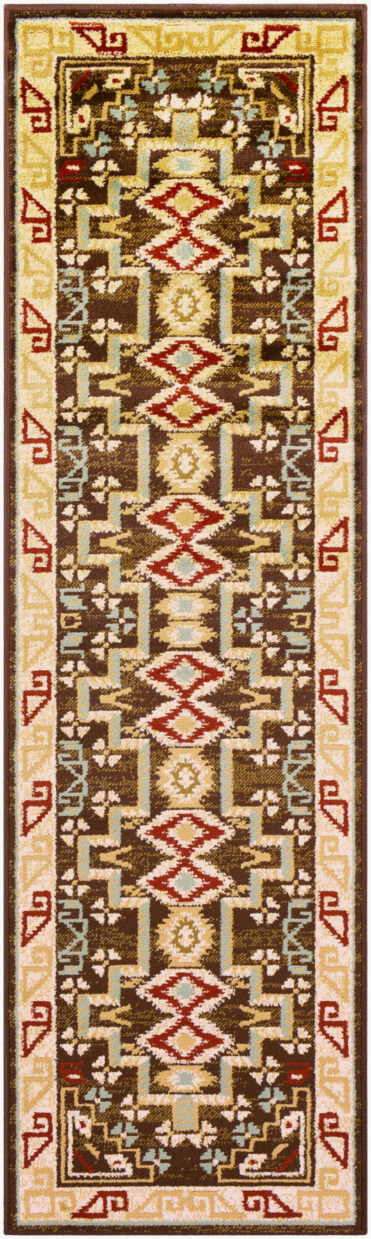 Paramount PAR-1079 7ft Runner Machine Woven Runner Rug