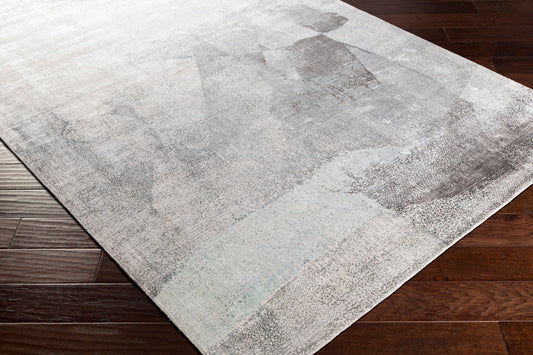 Alfombra de seda sintética hecha a mano Park Avenue PAV-2303 de 8' x 10'