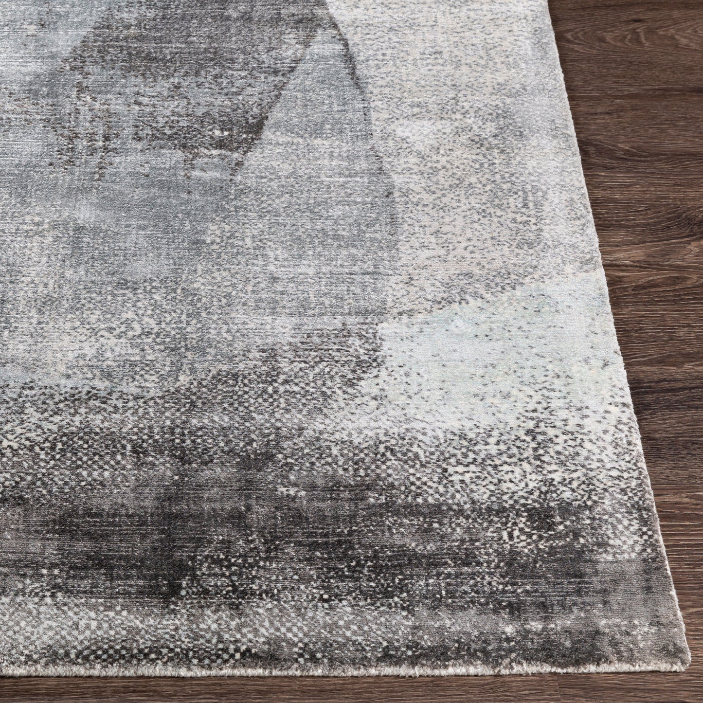 Alfombra de seda sintética hecha a mano Park Avenue PAV-2303 de 2,7 x 3,6 m
