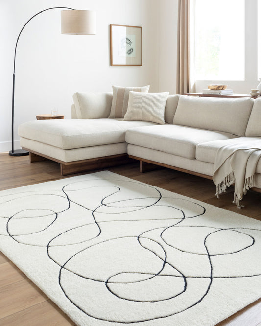 Portobello PBO-2301 5' x 7' Handmade Wool Area Rug