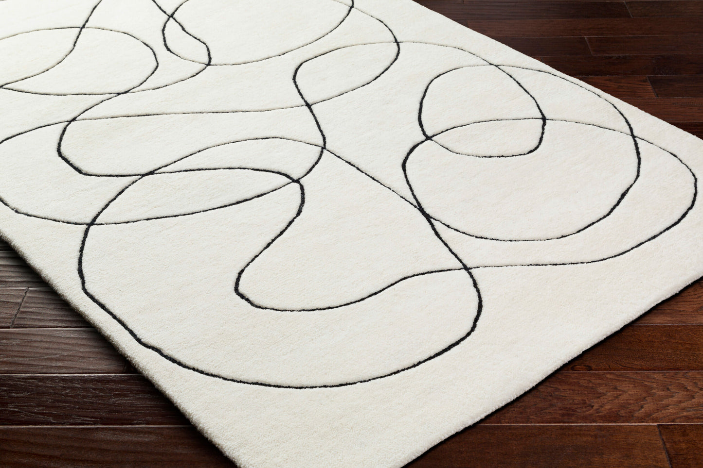 Portobello PBO-2301 5' x 7' Handmade Wool Area Rug