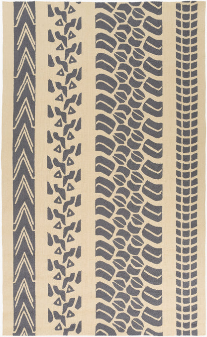 Alfombra Pandemonium PDM-1008 de 1,52 m x 2,44 m para interior y exterior, hecha a mano