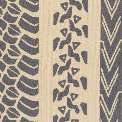 Alfombra Pandemonium PDM-1008 de 1,52 m x 2,44 m para interior y exterior, hecha a mano