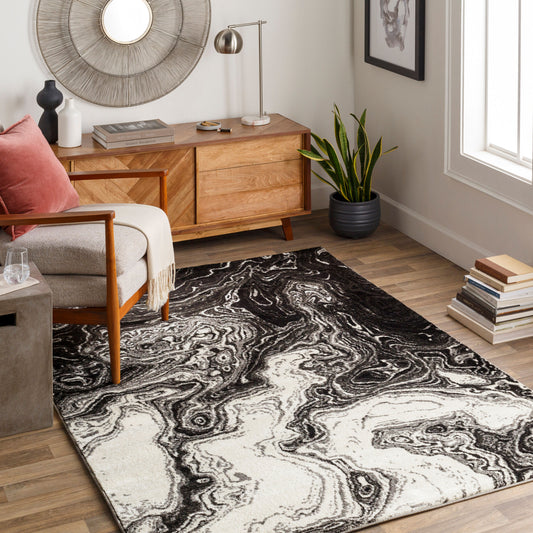 Alfombra decorativa tejida a máquina Pepin PEI-1014 de 2' x 3'