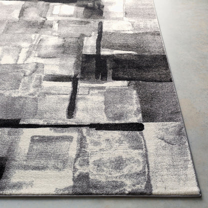 Alfombra decorativa tejida a máquina Pepin PEI-1019 de 2' x 3'