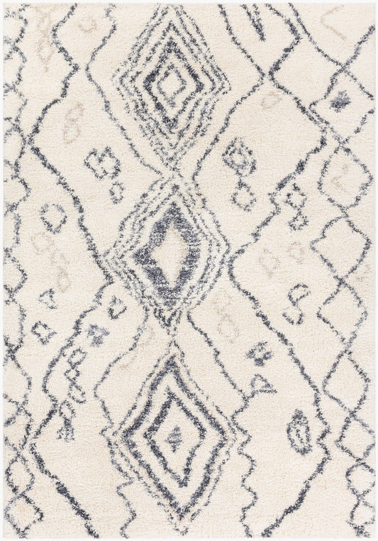 Alfombra tejida a máquina Puffy Shag PFY-2304 de 1,52 m x 2,13 m