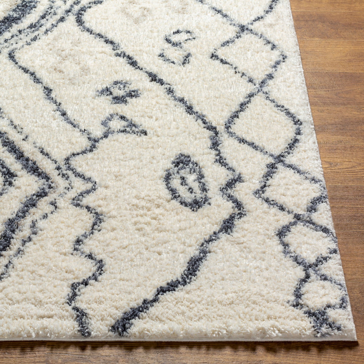 Alfombra tejida a máquina Puffy Shag PFY-2304 de 1,52 m x 2,13 m