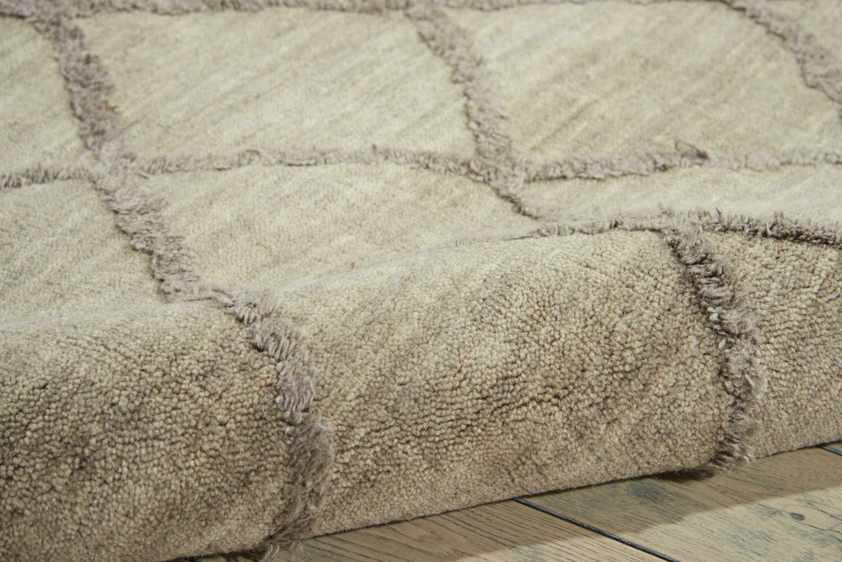 Lunette LNT01 Silver Tufted Rug