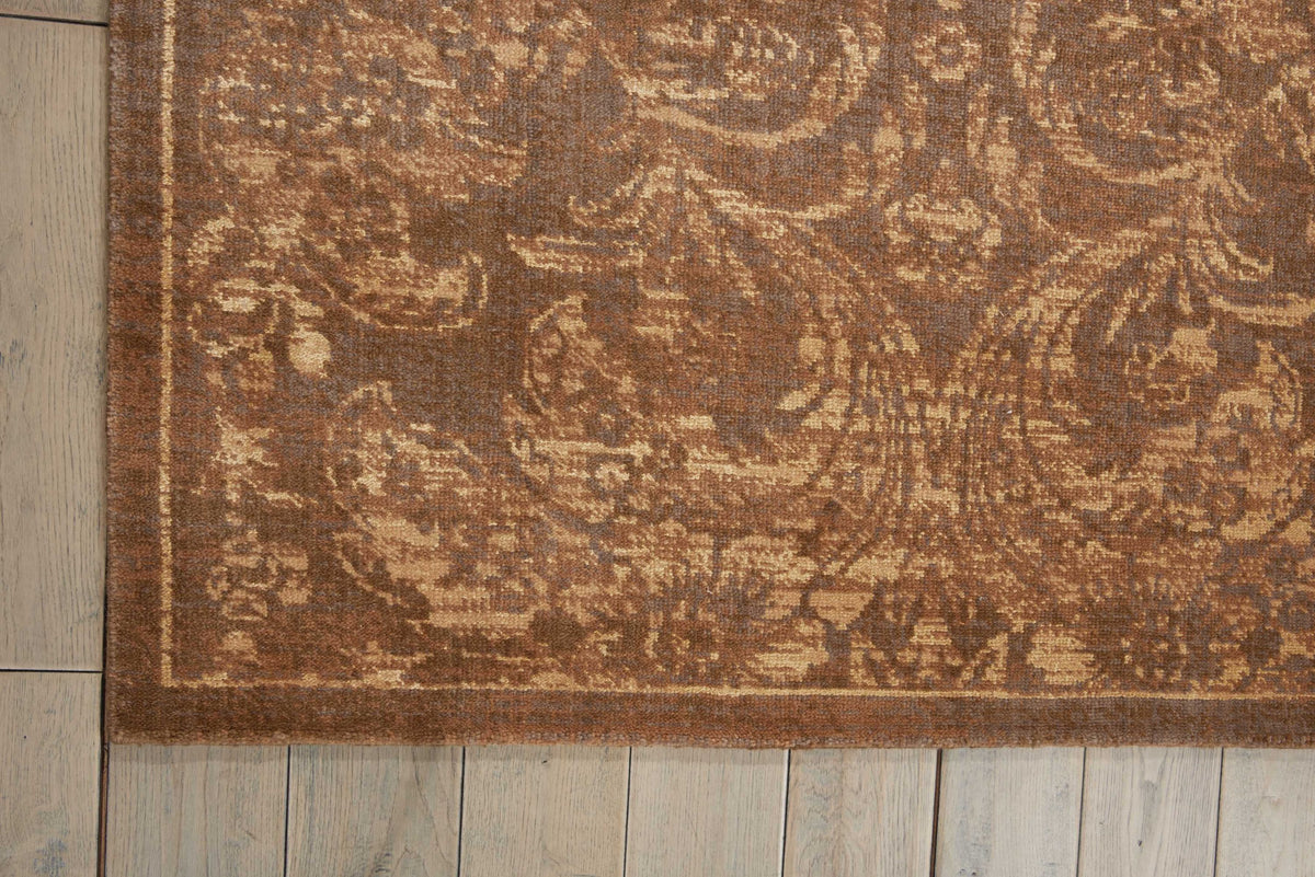 Silken Allure SLK19 Chocolate Loomed Rug