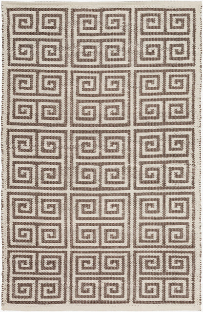 Alfombra decorativa para interiores y exteriores hecha a mano Picnic PIC-4004 de 2' x 3'