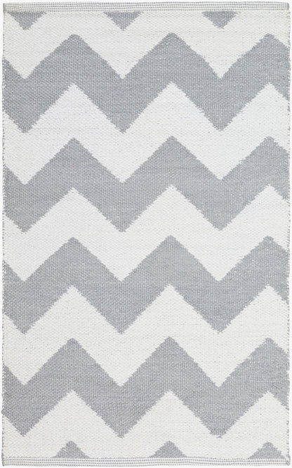 Alfombra decorativa para interiores y exteriores hecha a mano Picnic PIC-4008 de 2' x 3'