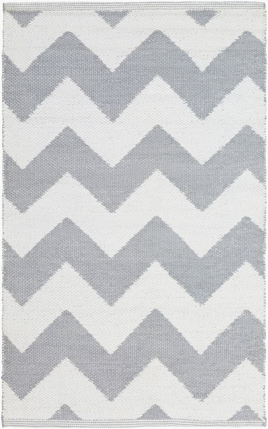 Alfombra decorativa para interiores y exteriores hecha a mano Picnic PIC-4008 de 2' x 3'