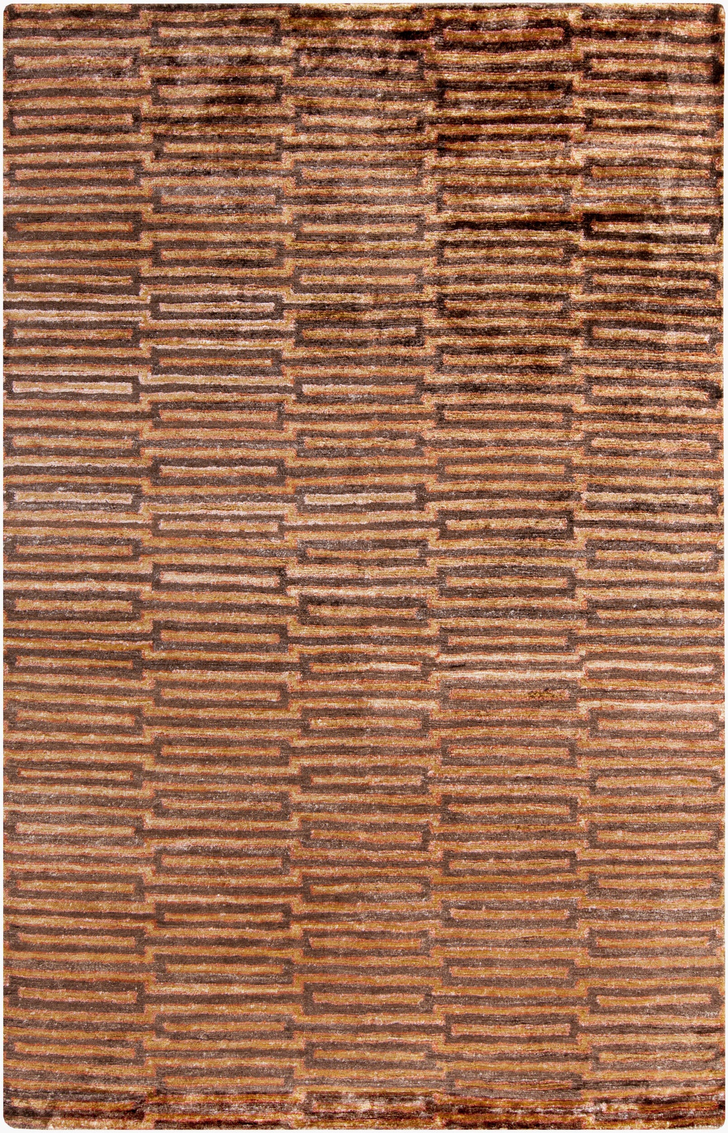 Platinum PLAT-9004 2' x 3' Handmade Faux Silk Accent Rug
