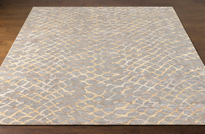 Platinum PLAT-9018 8ft Runner Handmade Faux Silk Runner Rug