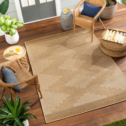 Pismo Beach PMB-2301 9' x 12' Machine Woven Indoor/Outdoor Area Rug