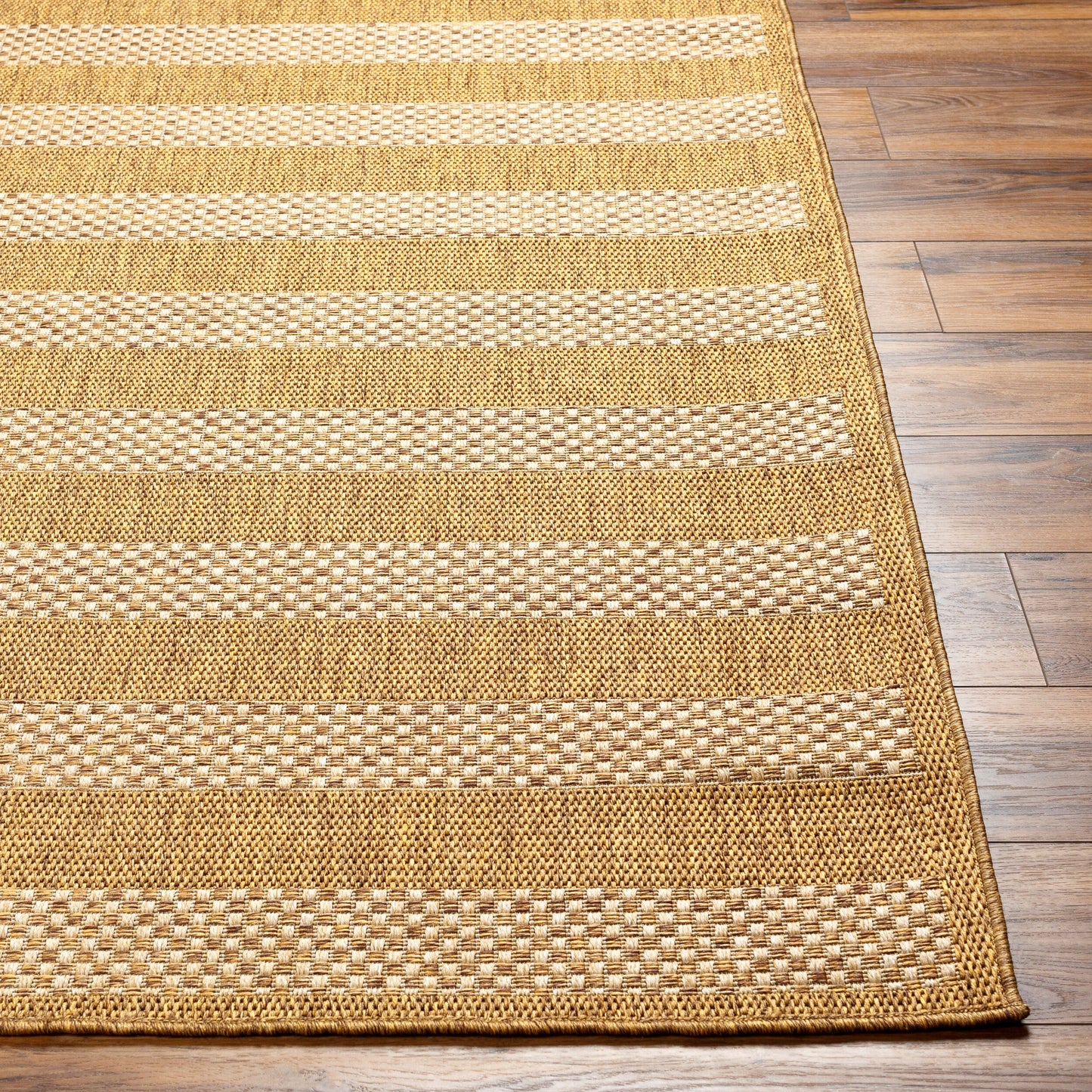 Alfombra tejida a máquina para interior y exterior Pismo Beach PMB-2302 de 2,7 x 3,6 m