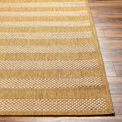 Alfombra tejida a máquina para interior y exterior Pismo Beach PMB-2302 de 2,7 x 3,6 m