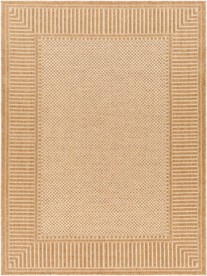 Pismo Beach PMB-2303 8ft Square Machine Woven Indoor/Outdoor Area Rug