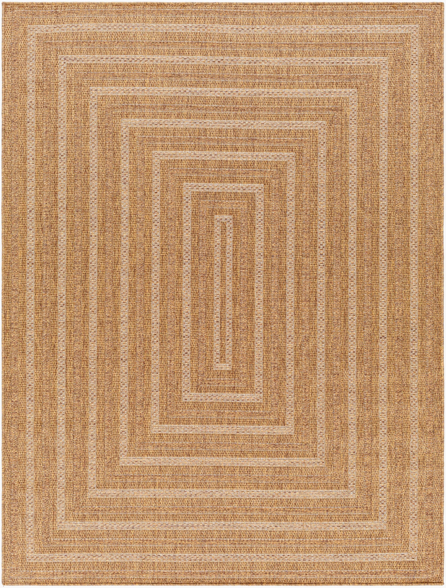Pismo Beach PMB-2305 8ft Round Machine Woven Indoor/Outdoor Area Rug