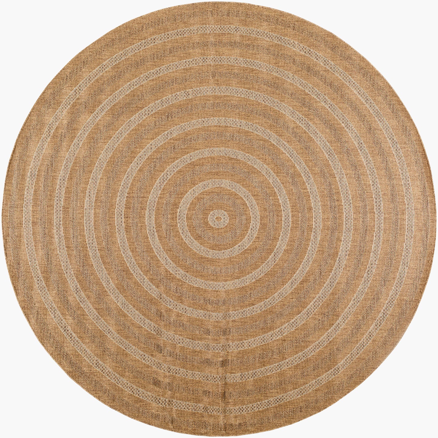 Pismo Beach PMB-2305 8ft Round Machine Woven Indoor/Outdoor Area Rug