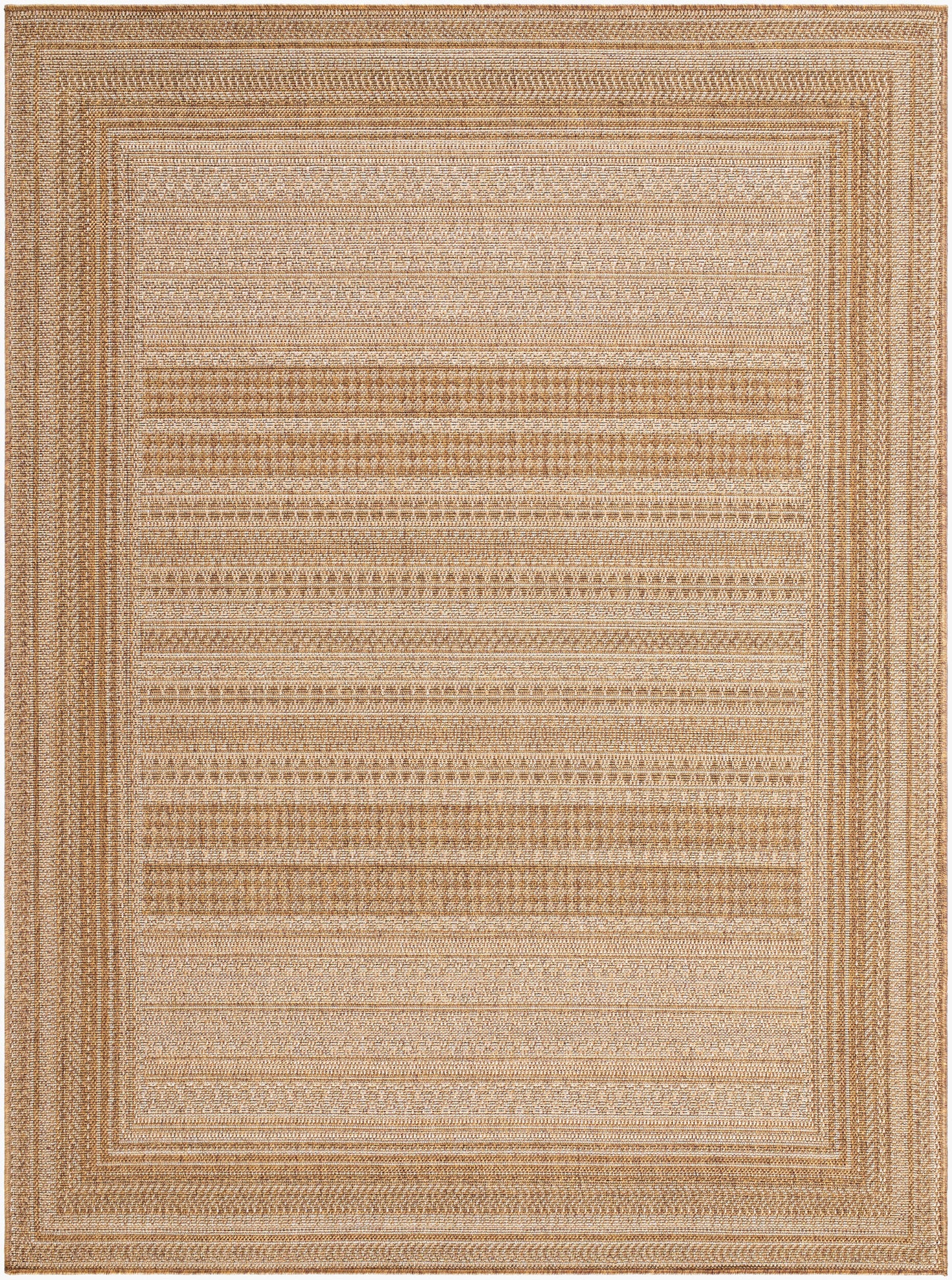 Pismo Beach PMB-2306 8ft Square Machine Woven Indoor/Outdoor Area Rug