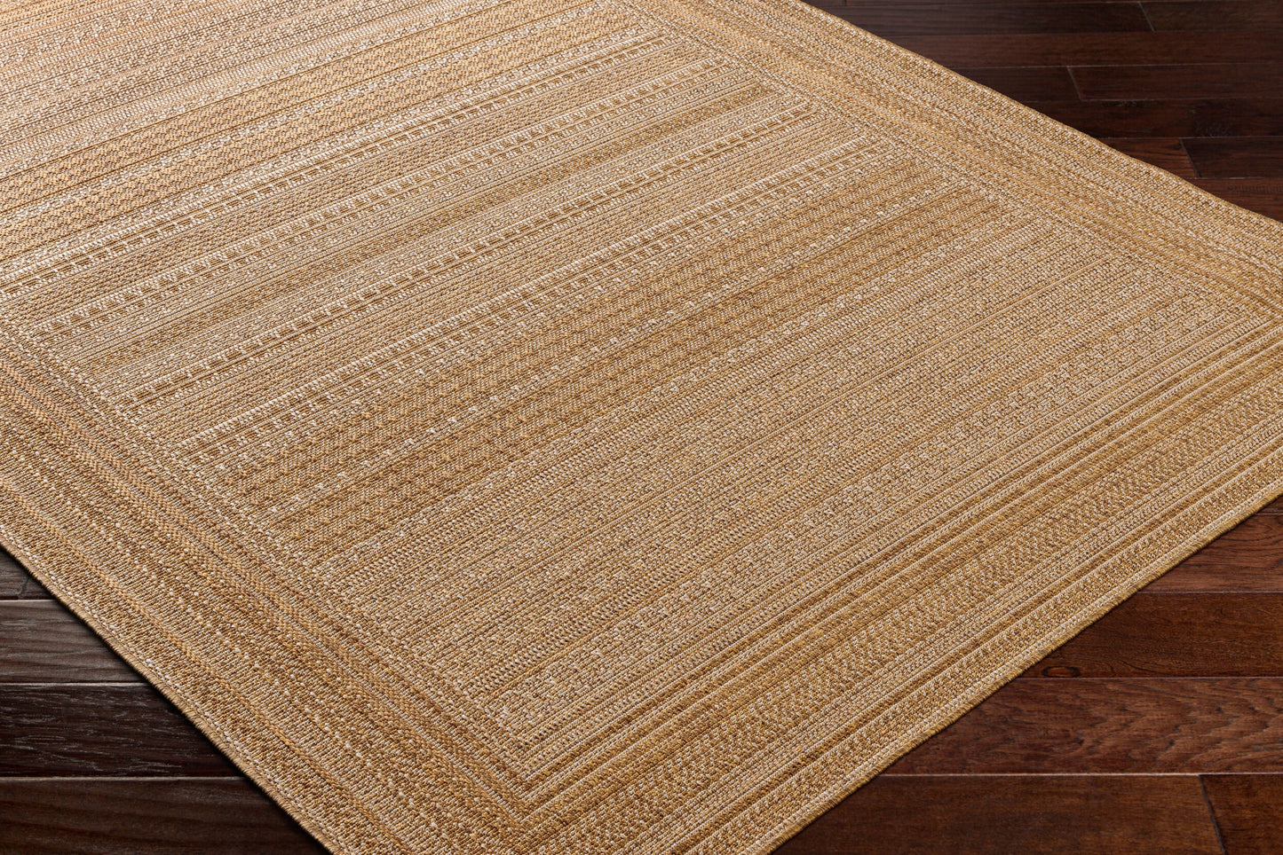 Pismo Beach PMB-2306 8ft Square Machine Woven Indoor/Outdoor Area Rug