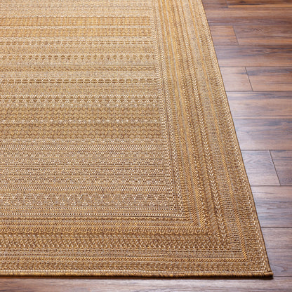 Pismo Beach PMB-2306 8ft Square Machine Woven Indoor/Outdoor Area Rug