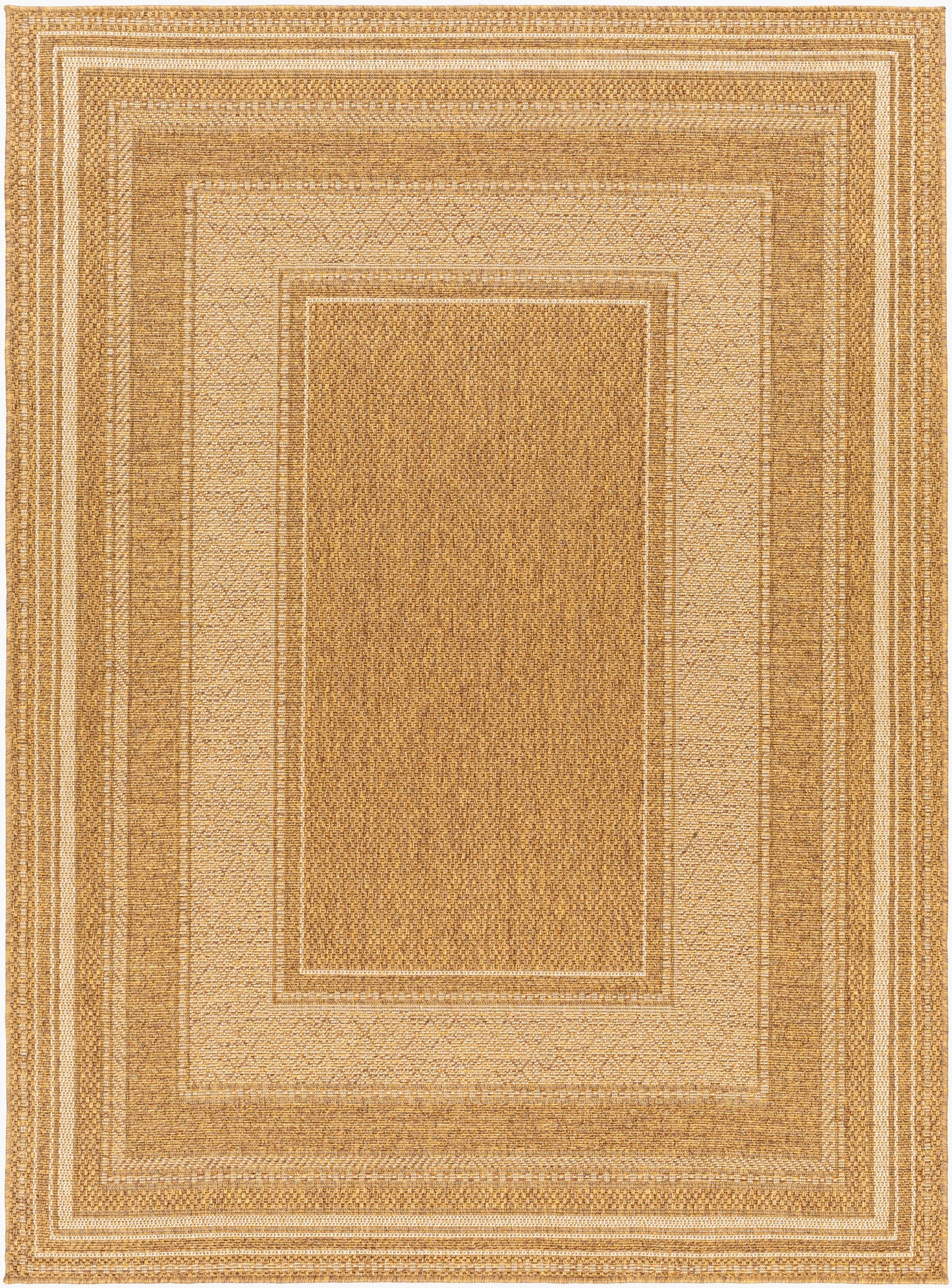 Pismo Beach PMB-2307 8ft Round Machine Woven Indoor/Outdoor Area Rug
