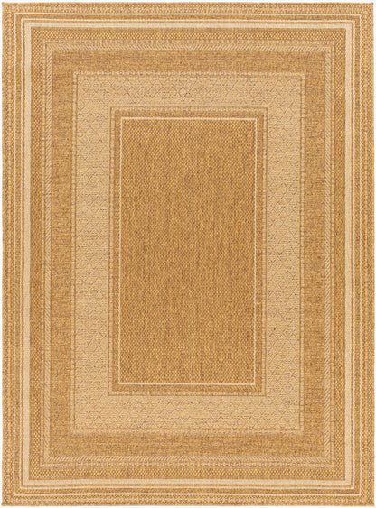 Pismo Beach PMB-2307 8ft Round Machine Woven Indoor/Outdoor Area Rug