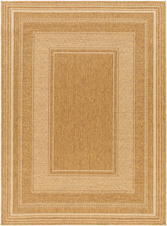 Pismo Beach PMB-2307 8ft Round Machine Woven Indoor/Outdoor Area Rug