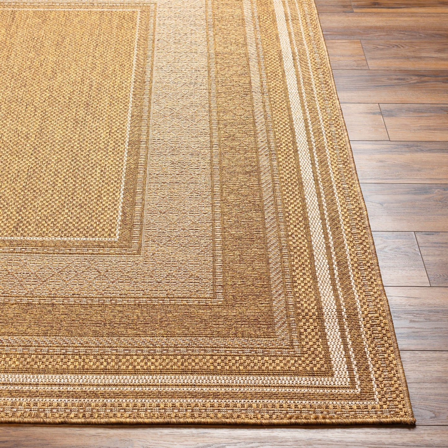Pismo Beach PMB-2307 8ft Round Machine Woven Indoor/Outdoor Area Rug