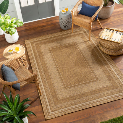 Pismo Beach PMB-2307 6' x 9' Machine Woven Indoor/Outdoor Area Rug