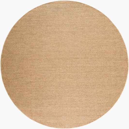 Pismo Beach PMB-2308 8ft Round Machine Woven Indoor/Outdoor Area Rug