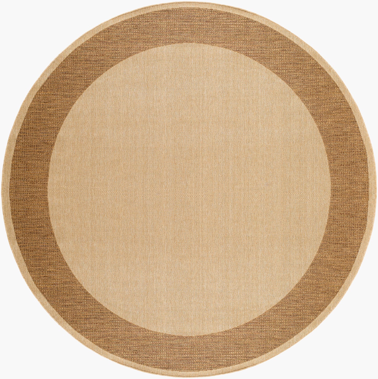Pismo Beach PMB-2309 8ft Round Machine Woven Indoor/Outdoor Area Rug