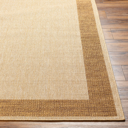 Pismo Beach PMB-2309 8ft Square Machine Woven Indoor/Outdoor Area Rug