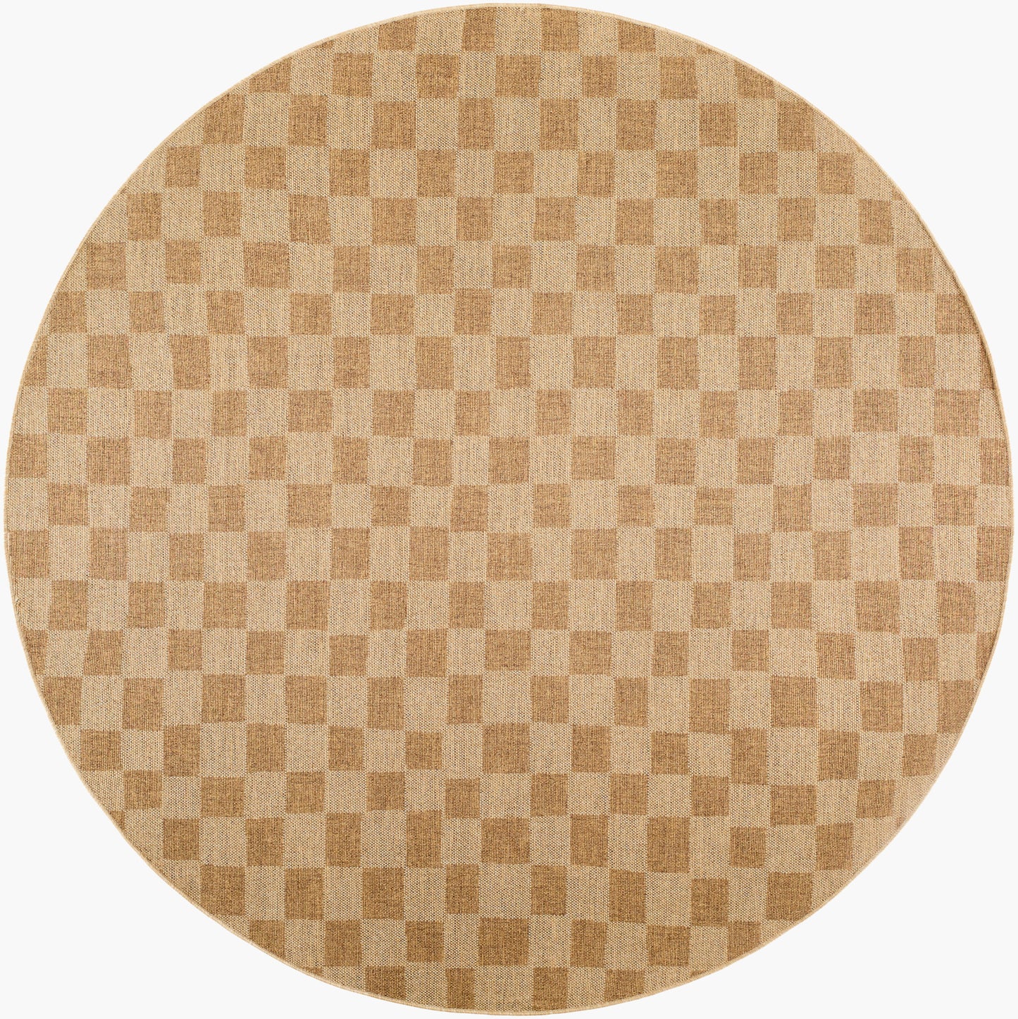 Alfombra redonda tejida a máquina de 2,4 m (8 pies) para interior y exterior de Pismo Beach PMB-2310