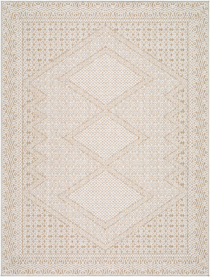 Pismo Beach PMB-2311 8ft Square Machine Woven Indoor/Outdoor Area Rug