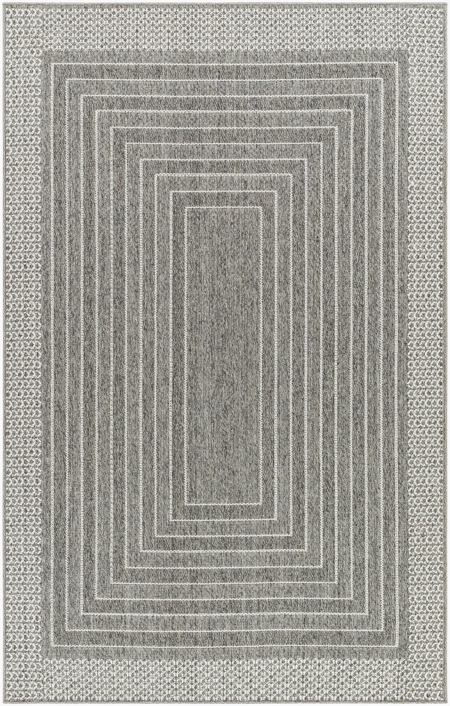 Pismo Beach PMB-2313 8ft Square Machine Woven Indoor/Outdoor Area Rug