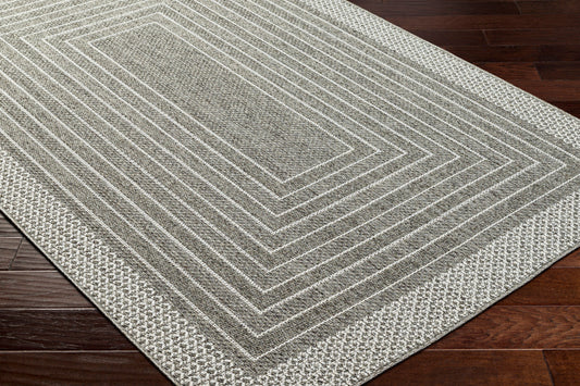 Pismo Beach PMB-2313 8ft Square Machine Woven Indoor/Outdoor Area Rug