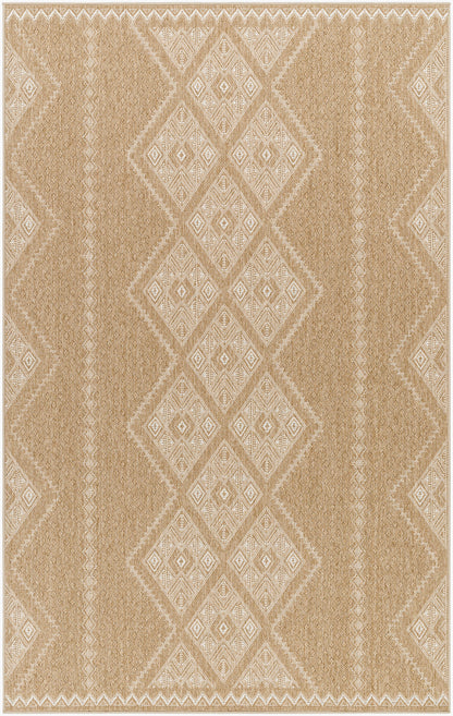 Pismo Beach PMB-2314 8ft Round Machine Woven Indoor/Outdoor Area Rug