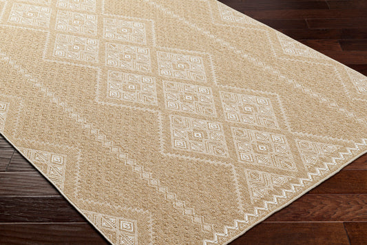 Pismo Beach PMB-2314 8ft Square Machine Woven Indoor/Outdoor Area Rug