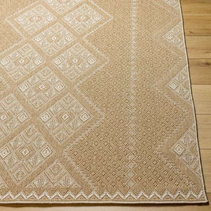 Pismo Beach PMB-2314 8ft Square Machine Woven Indoor/Outdoor Area Rug