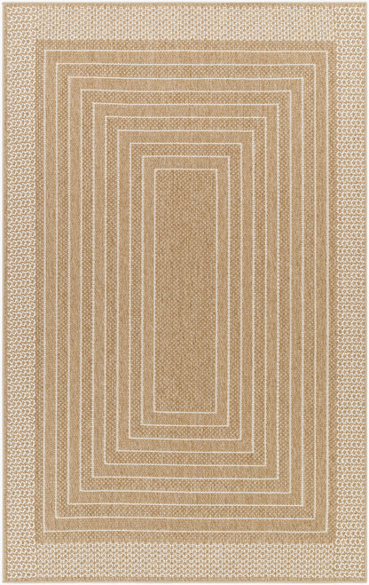 Pismo Beach PMB-2315 8ft Round Machine Woven Indoor/Outdoor Area Rug