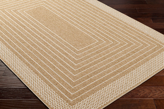 Pismo Beach PMB-2315 8ft Square Machine Woven Indoor/Outdoor Area Rug