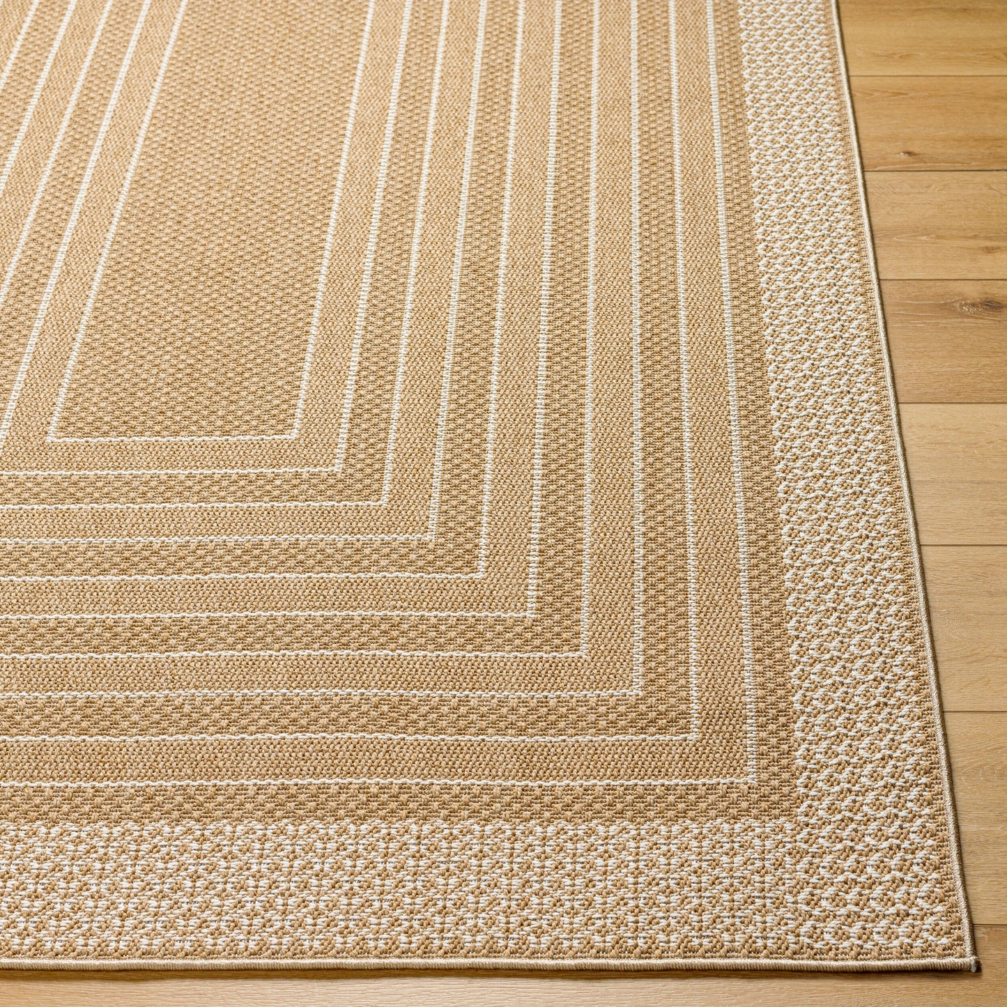 Pismo Beach PMB-2315 8ft Square Machine Woven Indoor/Outdoor Area Rug