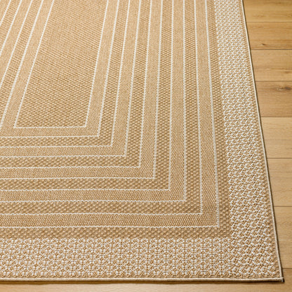 Pismo Beach PMB-2315 8ft Square Machine Woven Indoor/Outdoor Area Rug