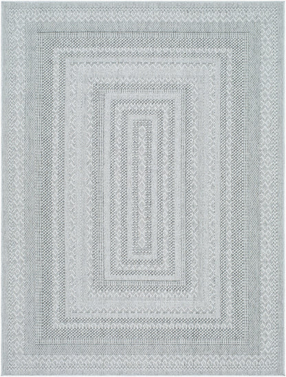 Pismo Beach PMB-2316 8ft Round Machine Woven Indoor/Outdoor Area Rug